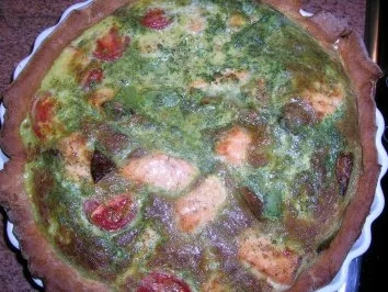 Rezept: Lachs-Kräuter-Quiche Bild Nr. 9 Lachs-Kräuter-Quiche - Rezept - Bild Nr. 9