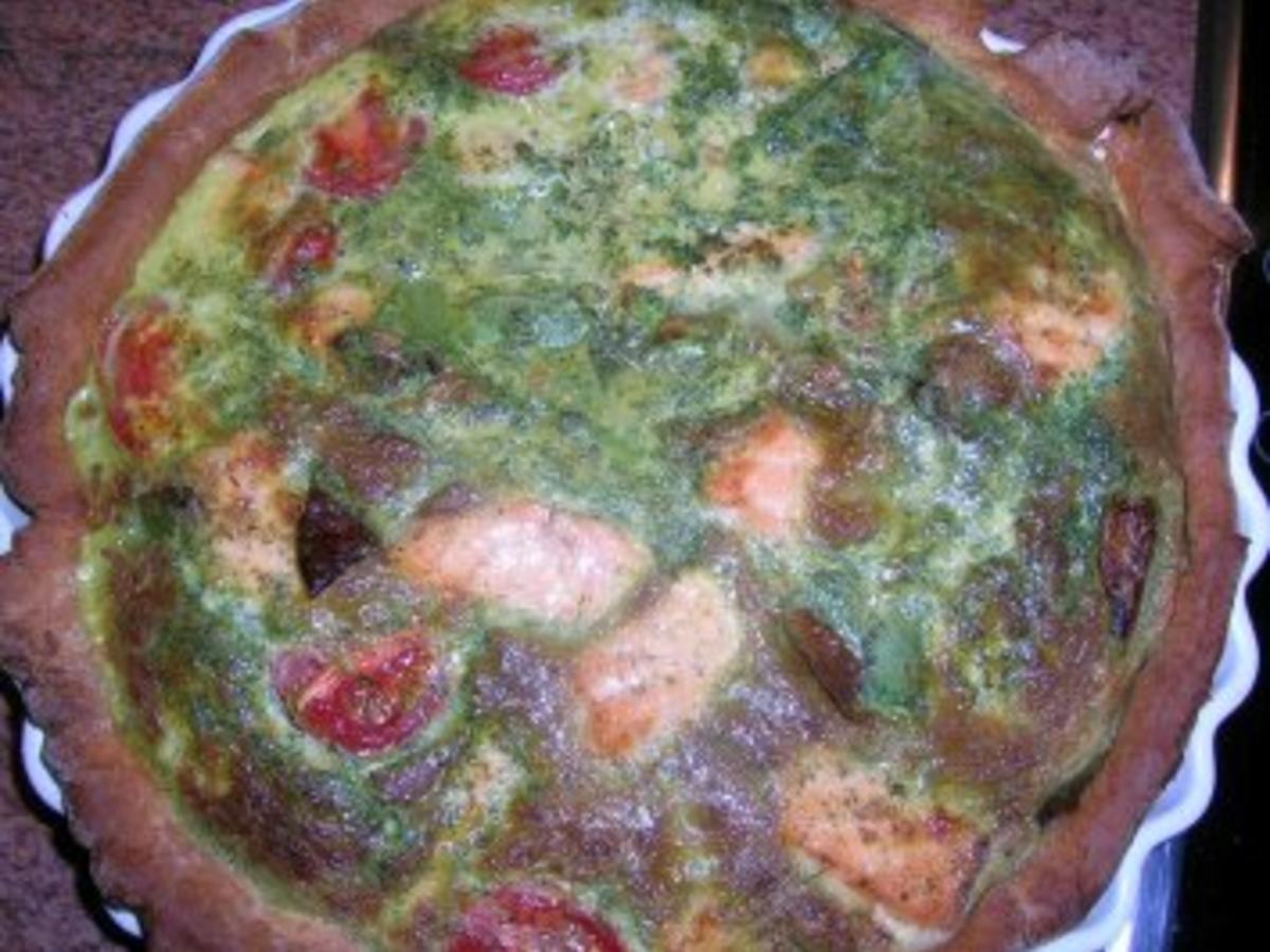 Lachs Kräuter Quiche - einfach - von rowiwo Lachs Kräuter Quiche - einfach - von rowiwo