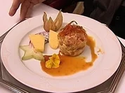 Warme Briochetörtchen mit Orangenkaramell - Rezept