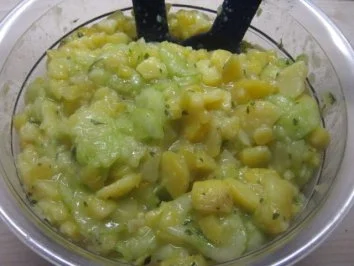 Kartoffelsalat a'la Schwiegerpapa - Rezept