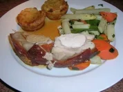 Rezept: Spanferkelrรผcken an Frรผhlingsgemรผse mit leckerer Biersauce - eine kleine Leckerei - Spanferkelrรผcken an Frรผhlingsgemรผse mit leckerer Biersauce - eine kleine Leckerei - - Rezept