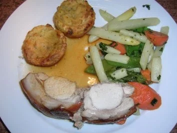 Spanferkelrücken an Frühlingsgemüse mit leckerer Biersauce  - eine kleine Leckerei - - Rezept - Bild Nr. 14