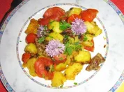 Bratkartoffeln mit Chorizowurst und Tomätchen - Rezept