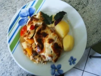 Rezept: Seelachs im Gemüsebett Seelachs im Gemüsebett - Rezept