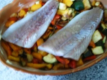 Rezept: Seelachs im Gemüsebett Bild Nr. 5 Seelachs im Gemüsebett - Rezept - Bild Nr. 5