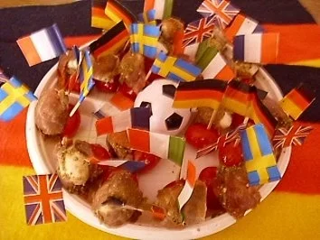 Rezept: Mozzarella-Happen Bild Nr. 2 Mozzarella-Happen - Rezept - Bild Nr. 2