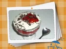 Stracciatella-Creme mit Himbeeren - Rezept