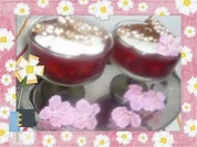 Kirschkompott mit Joghurtsoße - Rezept