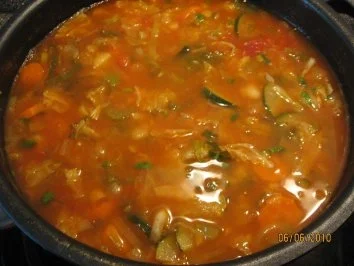 Minestrone Vegetarisch - Rezept - Bild Nr. 20