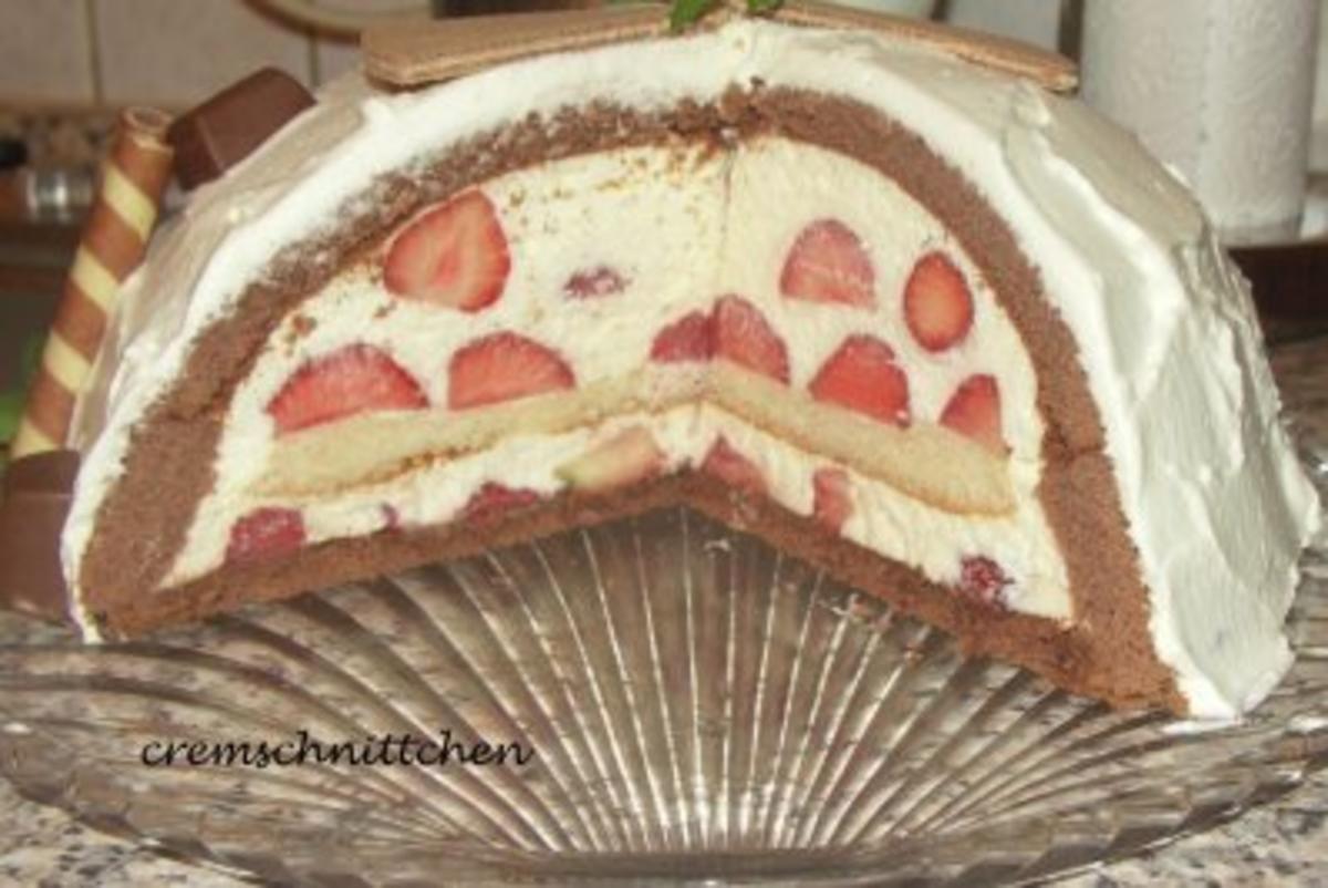 Erdbeer - Kuppel - Torte - Rezept mit Bild - kochbar.de