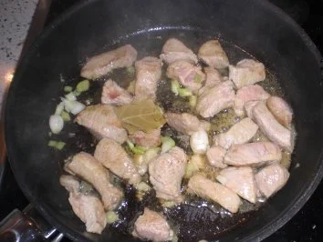 Kalbsragout mit Spargel  in Safransoße - Rezept - Bild Nr. 3