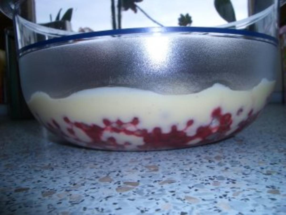 gefrorene Beeren unter Vanillepudding - Rezept - Bild Nr. 3