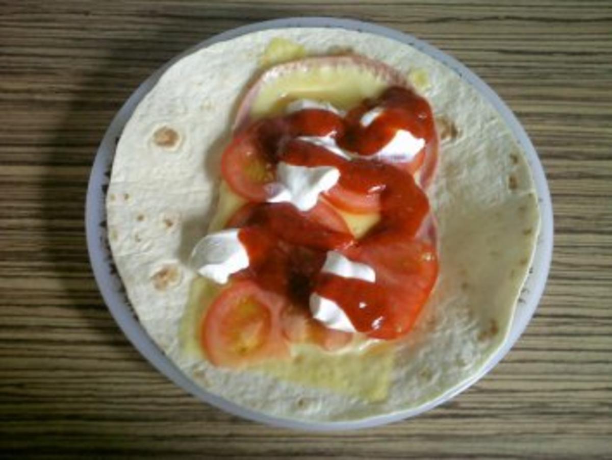 Bilder für SNACK der schnelle Wrap ... - Rezept