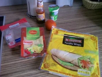 "SNACK" der schnelle Wrap ... - Rezept - Bild Nr. 2