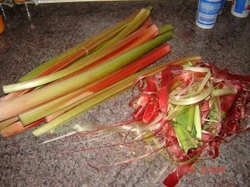 Rezept: Kuchen + Torten : Saftiger Rhabarberkuchen Bild Nr. 2 Kuchen + Torten : Saftiger Rhabarberkuchen - Rezept - Bild Nr. 2