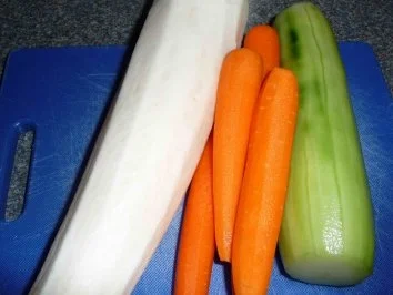 Gurken-Rettich-Möhrensalat - Rezept - Bild Nr. 2