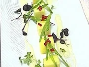 Rezept: Mangosalat mit Zuckerschoten Mangosalat mit Zuckerschoten - Rezept