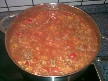 Rotes Hack-Risotto - Rezept - Bild Nr. 4