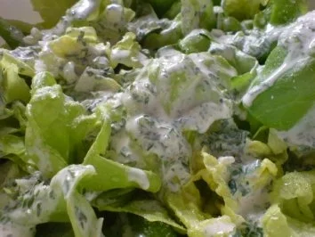 Rezept: Kopfsalat mit Sahnesoße Bild Nr. 8 Kopfsalat mit Sahnesoße - Rezept - Bild Nr. 8