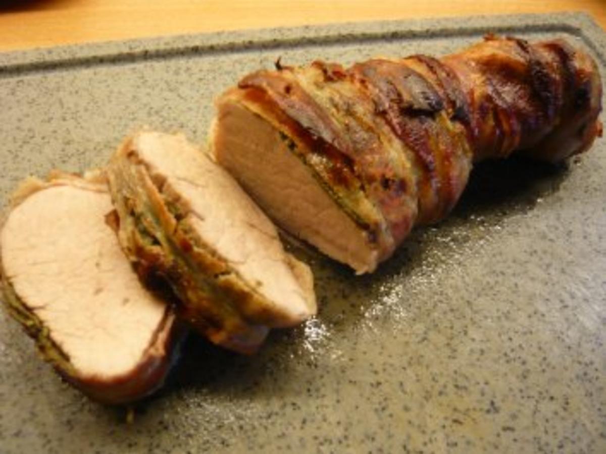 Schweinefilet im Speckmantel mit Salbei - einfach - 292 kcal/100g