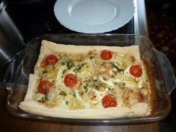 Rezept: Blätterteig mit Artischocken Blätterteig mit Artischocken - Rezept