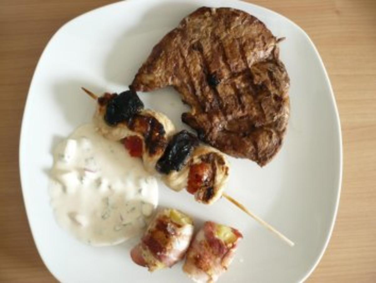 Grill- Spieße mit Backpflaumen - Rezept - Bild Nr. 2