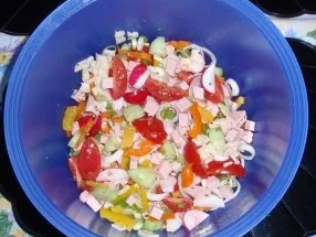 Erfrischender Nudel-Salat - Rezept - Bild Nr. 3