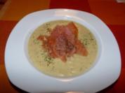 Steckrübensuppe mit Lachs - Rezept