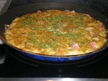 Rezept: Schinken-Omelette Schinken-Omelette - Rezept