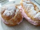 Luftige Windbeutel und Eclairs mit Erdbeercreme - Rezept
