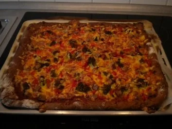 Roggen-Vollkorn Pizza Grundrezept - Rezept