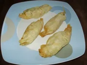 Teigsäckchen mit Huhn und Gemüse - Rezept