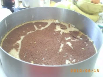 Rezept: Torten: Zweifarbige Torte - zum 65. Geburtstag des Seniorchefs Bild Nr. 17 Torten: Zweifarbige Torte - zum 65. Geburtstag des Seniorchefs - Rezept - Bild Nr. 17