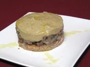 Tunfischtatar mit Auberginenpüree und Limetten-Emulsion - Rezept