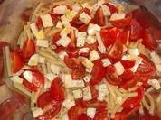 Sommerlich leichter Nudelsalat - Rezept