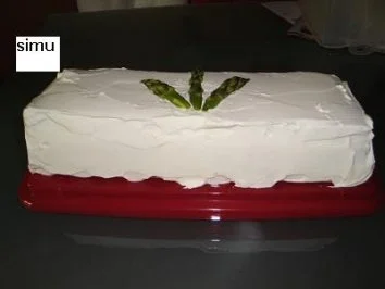 Spargel - Cake - Rezept