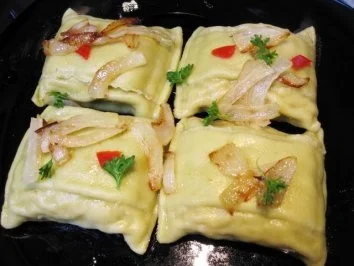 Gefüllte Maultaschen ... - Rezept - Bild Nr. 4