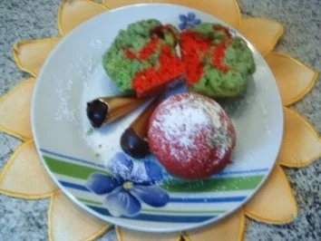 Bunte Kokosmilch -Muffins - Rezept