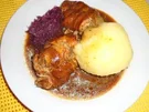 Rouladen mit Käse und Pilzen - Rezept