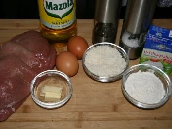 Kalb: Kalbschnitzel mit Mango-Feldsalat - Rezept - Bild Nr. 2