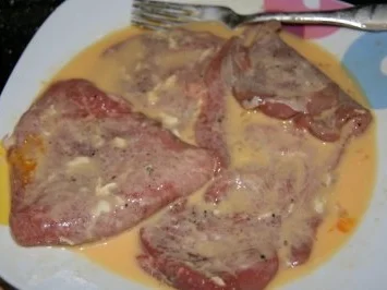 Kalb: Kalbschnitzel mit Mango-Feldsalat - Rezept - Bild Nr. 4