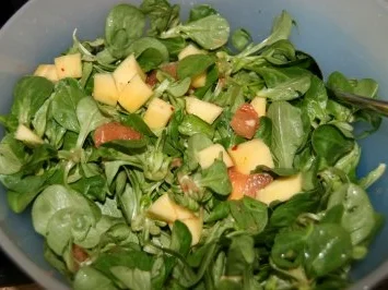 Rezept: Salat: fruchtiger Mango-Feldsalat Bild Nr. 3 Salat: fruchtiger Mango-Feldsalat - Rezept - Bild Nr. 3