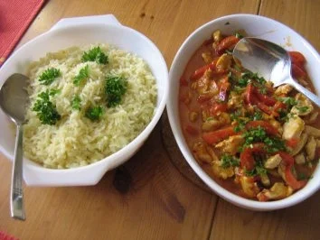 Rezept: Paprika - Puten - Geschnetzeltes an Basmatireis Bild Nr. 6 Paprika - Puten - Geschnetzeltes an Basmatireis - Rezept - Bild Nr. 6