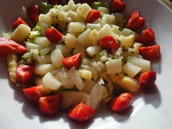Erdbeer-Spargel-Salat - Rezept - Bild Nr. 3