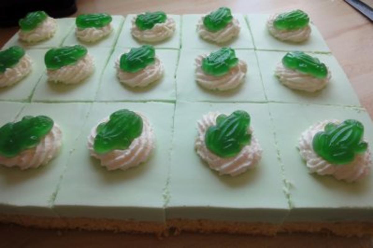 Grüner Frosch-Kuchen - Rezept - Bild Nr. 4