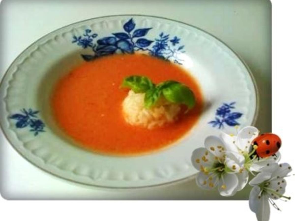 Tomatensuppe mit Reis - Rezept mit Bild - kochbar.de