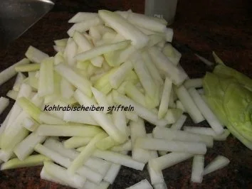 Gemüse:    KOHLRABISTIFTE - Rezept - Bild Nr. 5