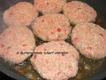 Fleisch:   FRIKADELLEN   mit Paprikainhalt - Rezept - Bild Nr. 4