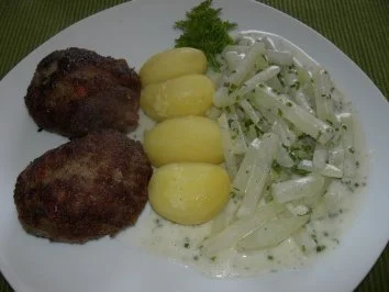 Fleisch:   FRIKADELLEN   mit Paprikainhalt - Rezept - Bild Nr. 6