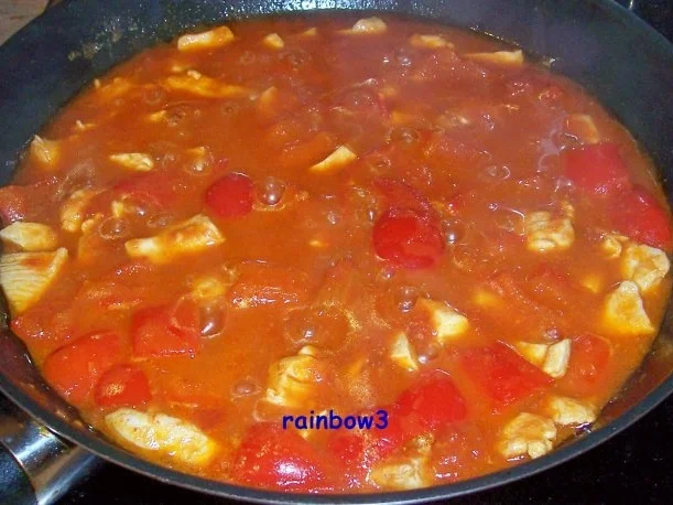 Kochen: Paprikahähnchen mit Letscho - Rezept - Bild Nr. 2